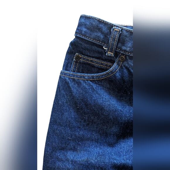 CLEARANCE Calvin Klein Vintage High Rise Dark Wash Ladies Jeans 10 - Picture 11 of 12